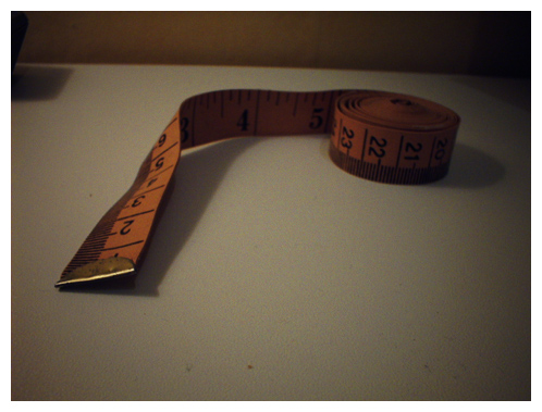 numbers - in both centimeters and inches